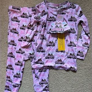 Posh Peanut x Barbie pajamas